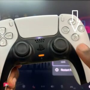 Process to turn off PS5 using controller