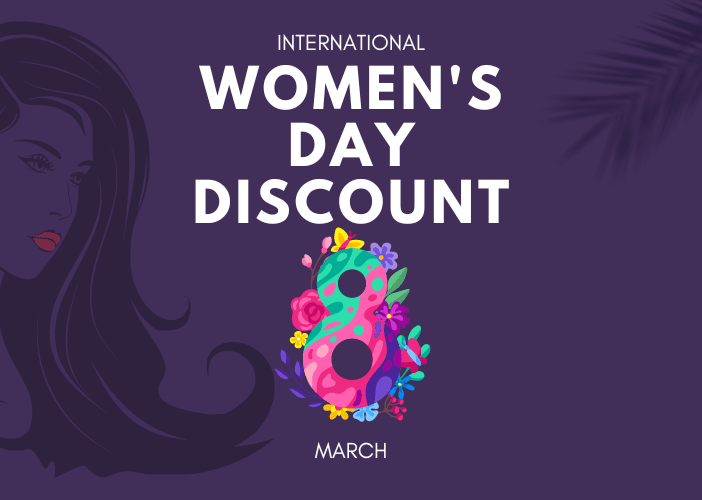 international women’s day discounts